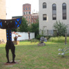 sculpture garden, East Village